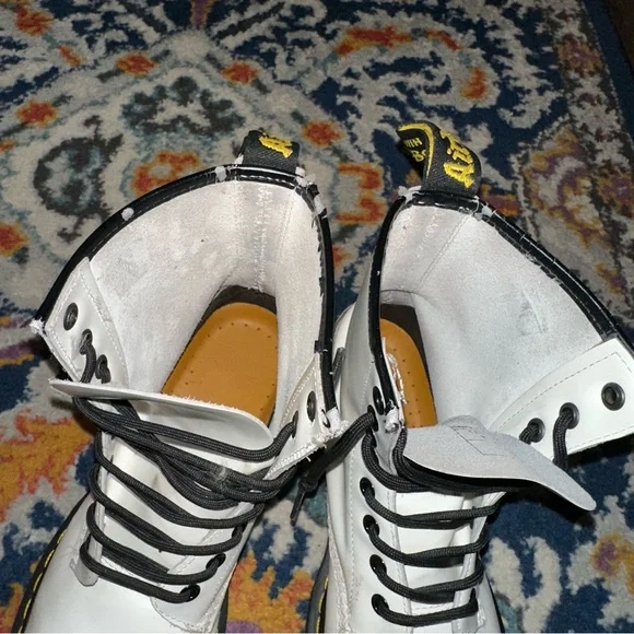 Dr Martens Boots Womens 8 Pascal Virginia Leather Up 1460 Original Grunge - Picture 8 of 8